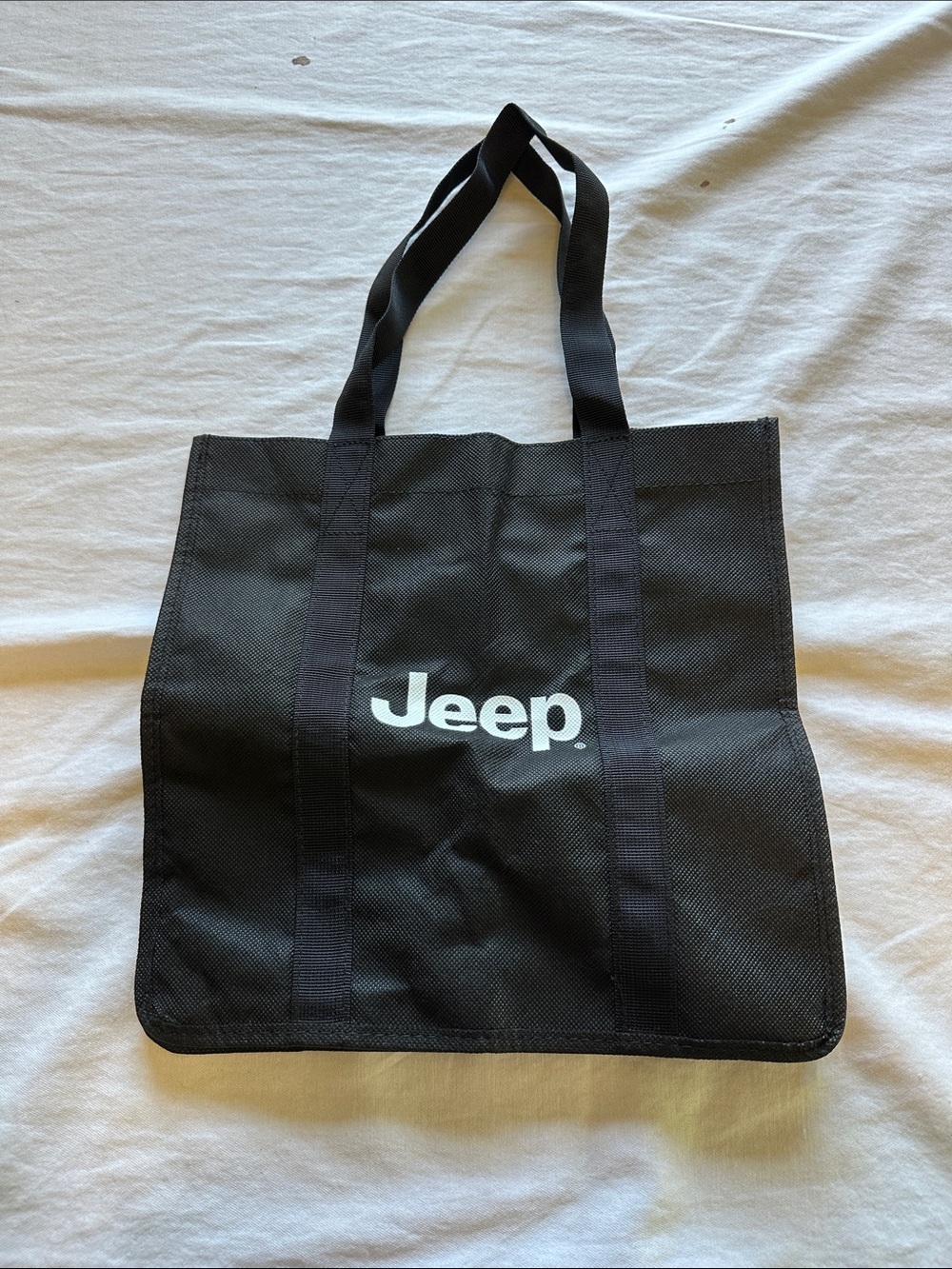 Jeep Black reusable Bag with White Logo